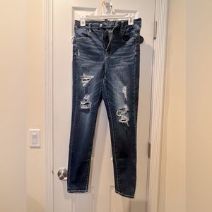 American eagles distressed skinny jeans